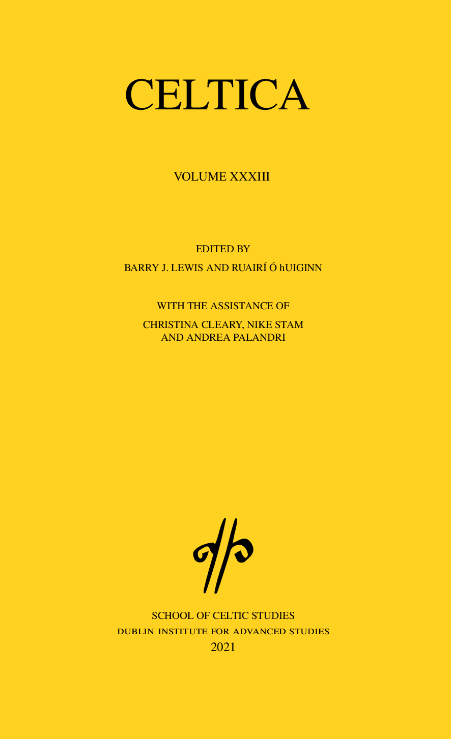 Celtica 33 cover